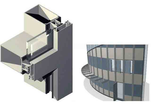 Curtain-wall-aluminum-profiles